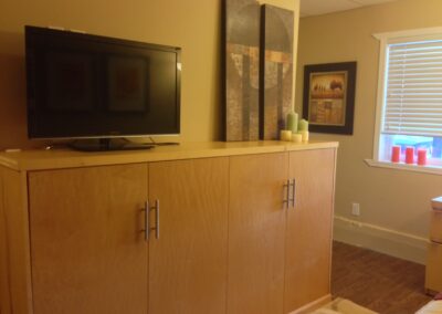 TV on stand, Property Assist, Property Management Vancouver BC